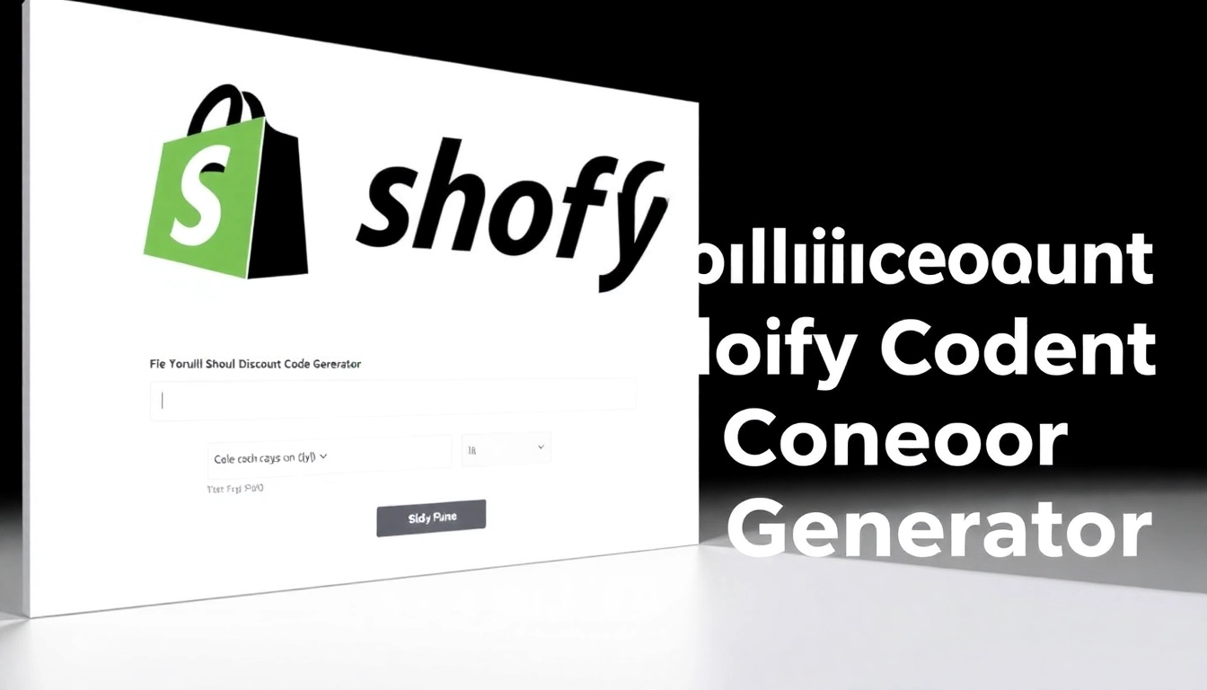 Generate unique Shopify bulk discount code generator for efficient coupon creation.