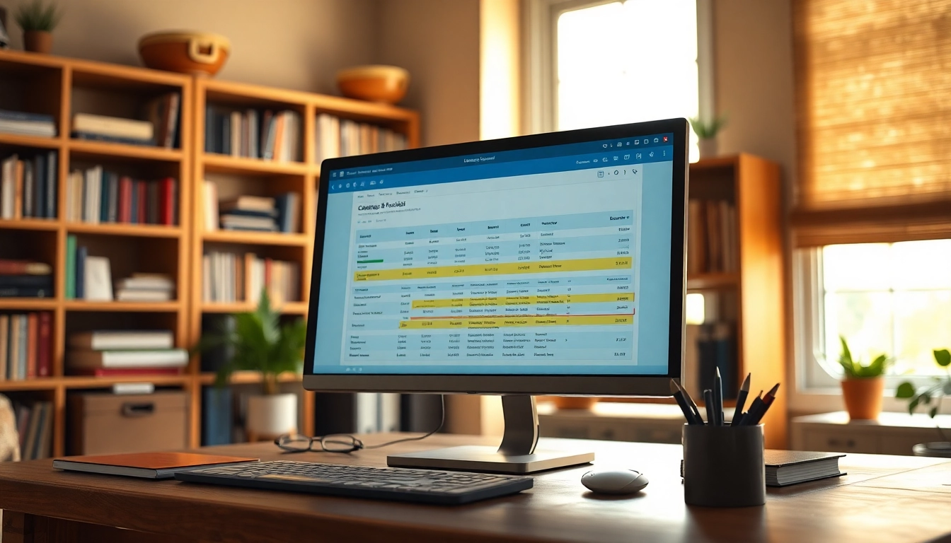 Analyze your content using a plagiarism checker tool in a cozy home office.