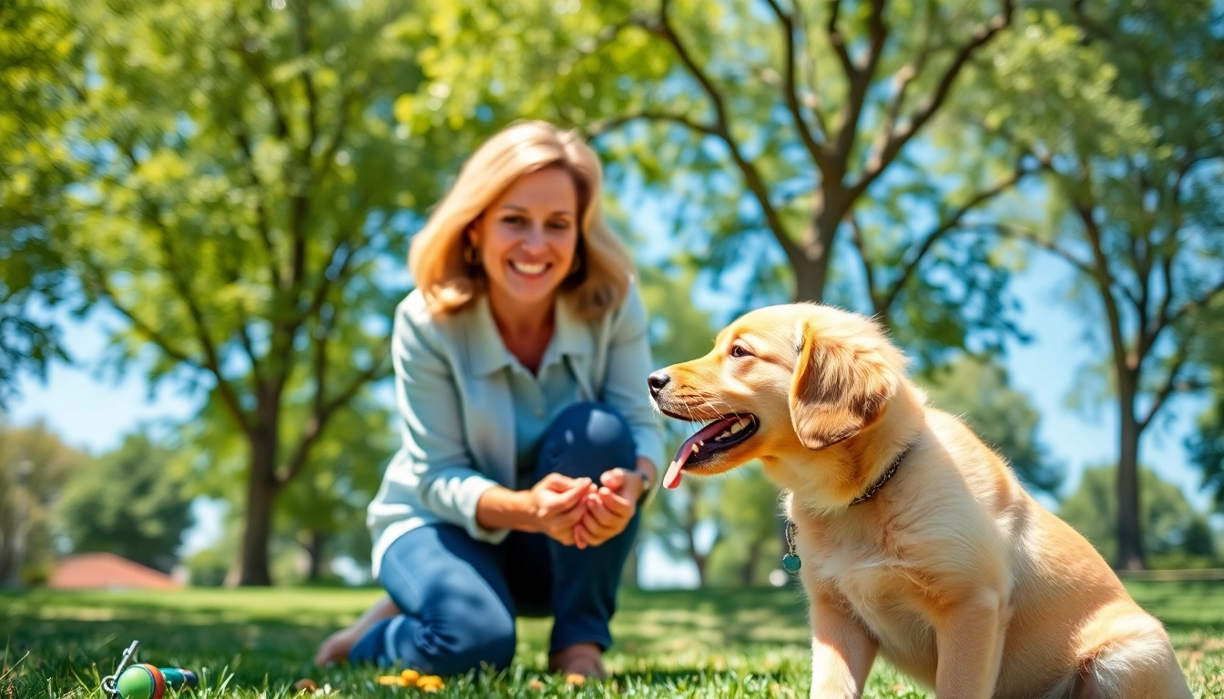 Happy dog training session in Irvine, showcasing effective Dog Training Irvine methods.