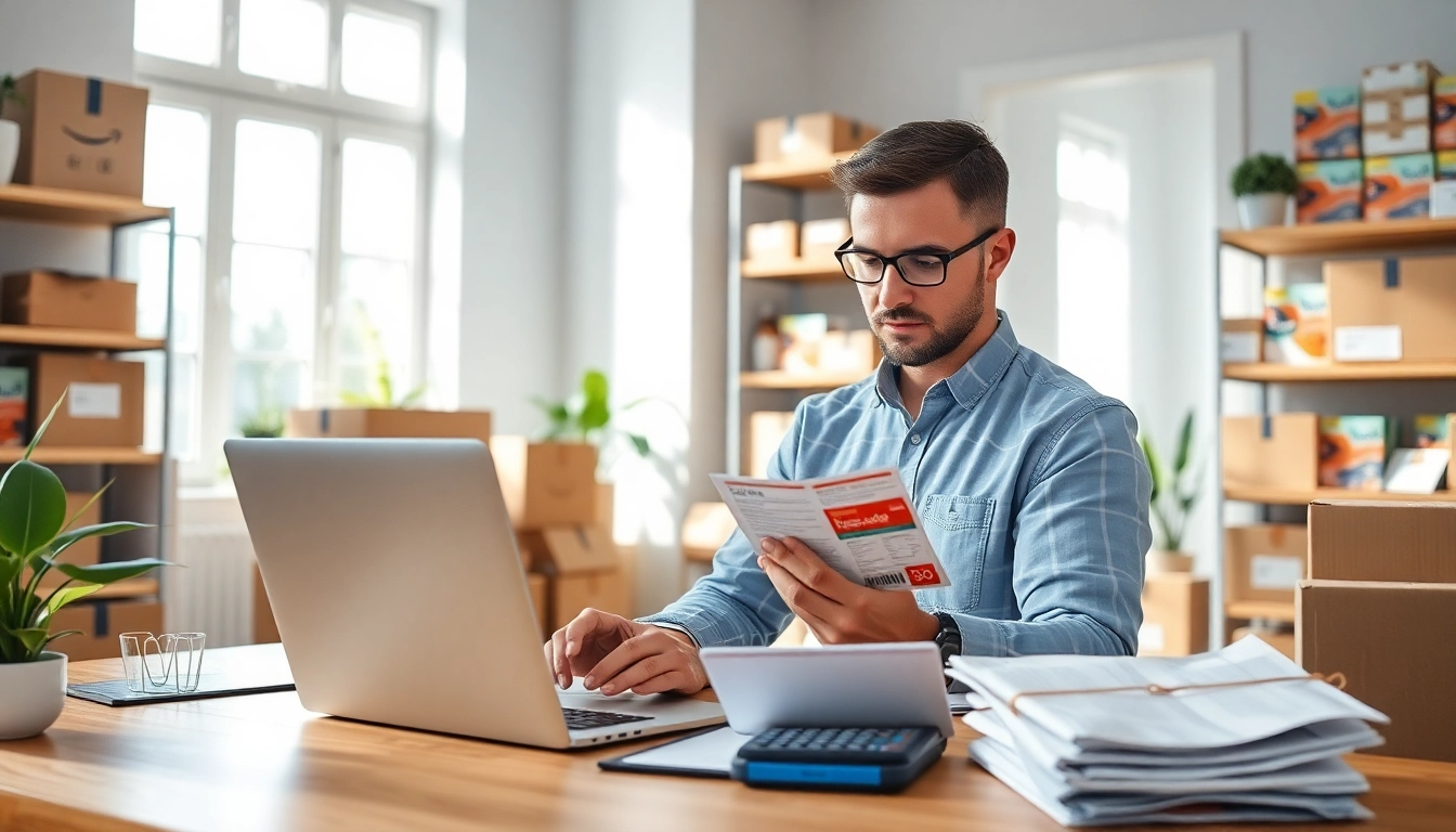Maximize your FBA wholesale business potential with a focused seller in a dynamic workspace.