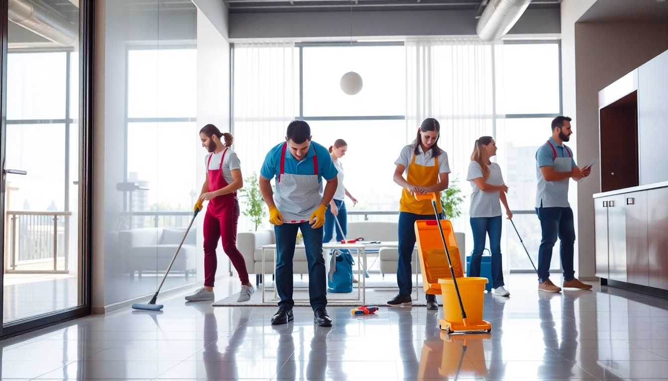 Bond cleaning Brisbane team thoroughly cleaning a modern apartment for a fresh start.